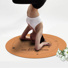 Cork Natural Rubber Non-Slip Eco-Friendly Meditation Practice Mat