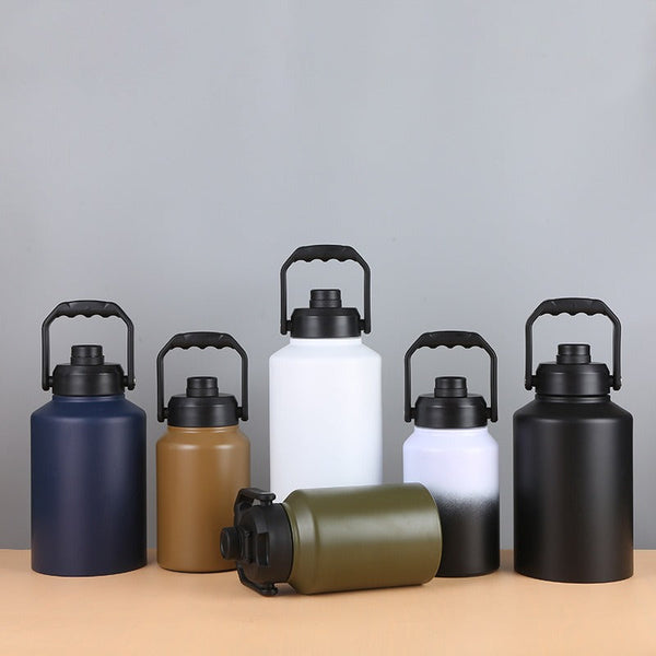 64oz 128oz Stainless Steel Double-Wall Insulated Water Jug