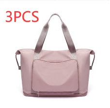 Foldable Large-Capacity Women’s Gym Travel Shoulder Tote Bag