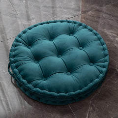 Nordic Plush Tufted Round Floor Meditation Cushion Zafu