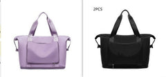 Foldable Large-Capacity Women’s Gym Travel Shoulder Tote Bag