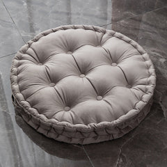 Nordic Plush Tufted Round Floor Meditation Cushion Zafu