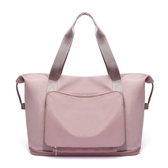Foldable Large-Capacity Women’s Gym Travel Shoulder Tote Bag