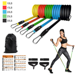 Resistance Bands Set Door Anchor Ankle Straps Exercise