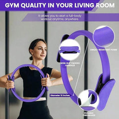 13-Piece Pilates Kit Ring Ball Resistance Bands Home