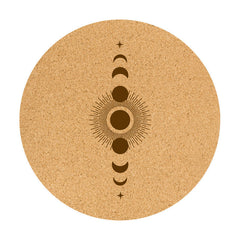 Cork Natural Rubber Non-Slip Eco-Friendly Meditation Practice Mat