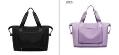Foldable Large-Capacity Women’s Gym Travel Shoulder Tote Bag