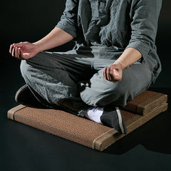 Natural Bamboo Fiber Round Zafu Meditation Cushion Zen