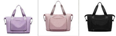 Foldable Large-Capacity Women’s Gym Travel Shoulder Tote Bag
