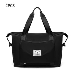 Foldable Large-Capacity Women’s Gym Travel Shoulder Tote Bag