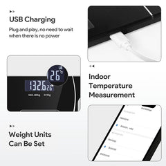 Bluetooth Smart Scale Full-Body Analysis Fitness App Monitor