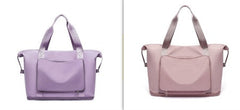 Foldable Large-Capacity Women’s Gym Travel Shoulder Tote Bag