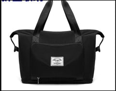 Foldable Large-Capacity Women’s Gym Travel Shoulder Tote Bag