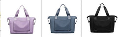 Foldable Large-Capacity Women’s Gym Travel Shoulder Tote Bag