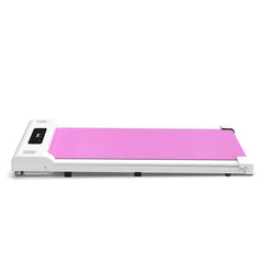 265lb Portable Pink Under-Desk Walking Pad Treadmill Jogger
