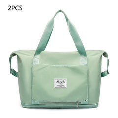 Foldable Large-Capacity Women’s Gym Travel Shoulder Tote Bag