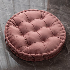 Nordic Plush Tufted Round Floor Meditation Cushion Zafu