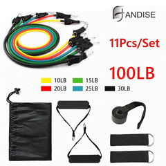 Resistance Bands Set Door Anchor Ankle Straps Exercise