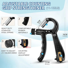 Adjustable Grip Trainer Kit Hand Finger Forearm Exercisers