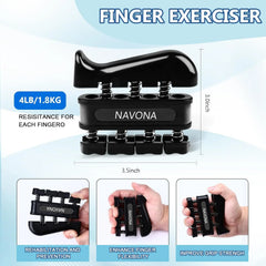 Adjustable Grip Trainer Kit Hand Finger Forearm Exercisers