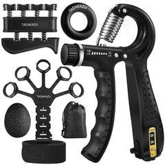 Adjustable Grip Trainer Kit Hand Finger Forearm Exercisers