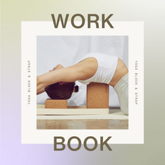 Cork Yoga Block Set For Pilates Fitness Workouts