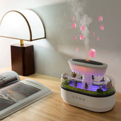Raindrop Aroma Humidifier Essential Oil Diffuser With Lights