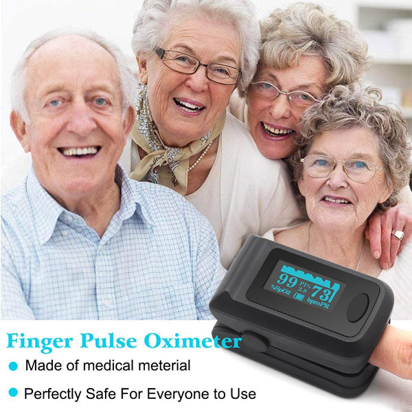 Fingertip Pulse Oximeter SpO2 Blood Oxygen Monitor