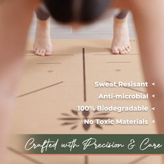 Eco-Friendly Cork Yoga Mat Exercise Fitness Workout Equipment