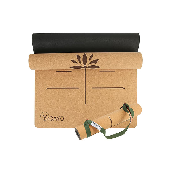 Eco-Friendly Cork Yoga Mat Exercise Fitness Workout Equipment