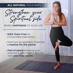 Organic Eco-Friendly Cotton Yoga Mat Exercise Fitness Equipment