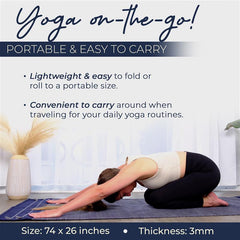 Organic Eco-Friendly Cotton Yoga Mat Exercise Fitness Equipment