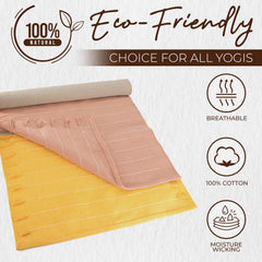 Organic Eco-Friendly Cotton Yoga Mat Exercise Fitness Equipment