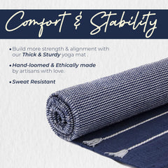 Organic Eco-Friendly Cotton Yoga Mat Exercise Fitness Equipment