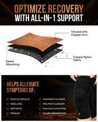 Compression Knee Sleeves Two-Pack Support Workout Protection