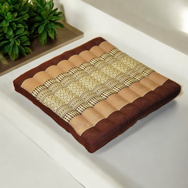 Kapok-Filled Meditation Pad Cushion 20x20x2 Inch