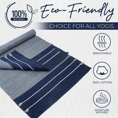 Organic Eco-Friendly Cotton Yoga Mat Exercise Fitness Equipment