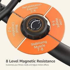 Recumbent Magnetic Exercise Bike For Adults Seniors Home Workout