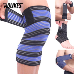 Elastic Compression Knee Ankle Leg Support Strap