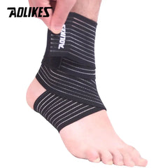 Elastic Compression Knee Ankle Leg Support Strap