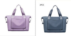 Foldable Large-Capacity Women’s Gym Travel Shoulder Tote Bag