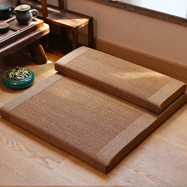 Natural Bamboo Fiber Round Zafu Meditation Cushion Zen
