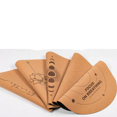 Cork Natural Rubber Non-Slip Eco-Friendly Meditation Practice Mat
