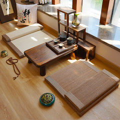 Natural Bamboo Fiber Round Zafu Meditation Cushion Zen