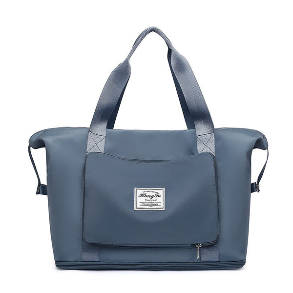 Foldable Large-Capacity Women’s Gym Travel Shoulder Tote Bag