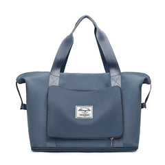 Foldable Large-Capacity Women’s Gym Travel Shoulder Tote Bag