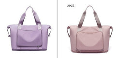 Foldable Large-Capacity Women’s Gym Travel Shoulder Tote Bag