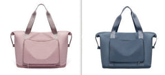 Foldable Large-Capacity Women’s Gym Travel Shoulder Tote Bag