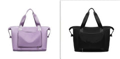 Foldable Large-Capacity Women’s Gym Travel Shoulder Tote Bag