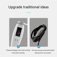 Cordless Smart Digital Jump Rope Calorie Counter Fitness